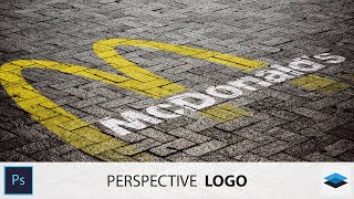 Comment Incruster un LOGO dans une PERSPECTIVE avec PHOTOSHOP [upl. by Nilrac657]