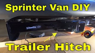 Sprinter Hitch Installation DIY By Myself  Drawtite Bolt On Hitch [upl. by Nahama280]