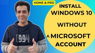 How to Install Windows 10 Without a Microsoft Account With a Local Account [upl. by Intosh452]