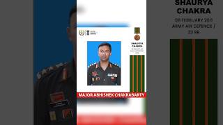 Maj Abhishek Chakrabarty 23RR 🔥Shaurya chakra indianarmy military rr viralvideo army [upl. by Denney54]