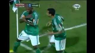 Golazo de Patrick Vieira Pal  Palmeiras 2 Vs 1 Sp Cristal  Copa Libertadores 2013 [upl. by Annalise]