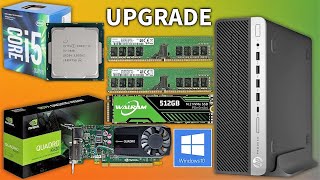 HP ProDesk 600 G3 SFF RAM NVME GPU CPU Upgrade 2023 [upl. by Auhsoj912]