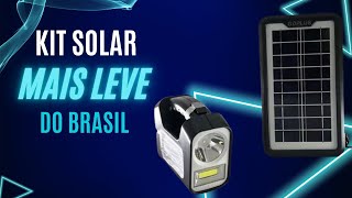 Kit Solar Portátil Mais Leve do Brasil [upl. by Pessa830]