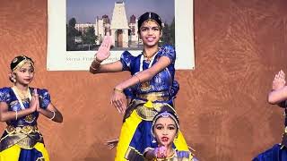 Bharathanatyam dance at Livermore temple [upl. by Kilbride]