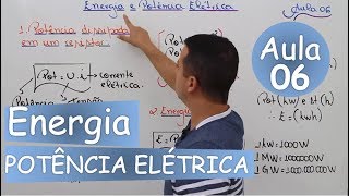 Aula 06  Energia e Potência Elétrica [upl. by Attolrac]