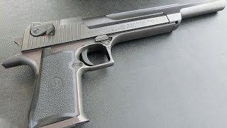 実弾射撃 デザートイーグル 50AE 10インチ Desert Eagle 10inch [upl. by Rosenzweig]