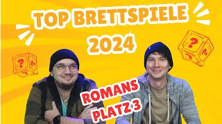 Unsere LieblingsBrettspiele 2024 – Romans Platz 3 [upl. by Dielu]