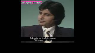 Amitabh bachchan 1983 Interview ytshorts youtubeshorts [upl. by Kinchen]