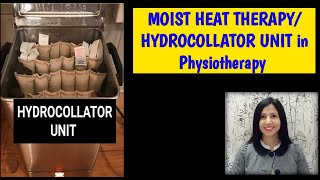 HYDROCOLLATOR PACKS Hindi MOIST HEAT IN PHYSIOTHERAPY electrotherapy physiotherapy moistheat [upl. by Maro]