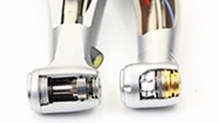 Difference between turbine handpiece and speedincreasing handpiece English [upl. by Ogir]