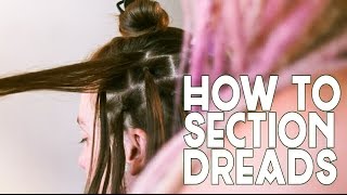 How To Section Dreadlocks [upl. by Azial]