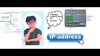 How to assign IP address in logo plc change IP in siemens logo PLC [upl. by Purdy]