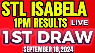 STL ISABELA 1PM RESULTS SEPTEMBER 182024 [upl. by Eednar702]