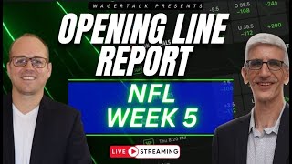 NFL Opening Line Report  2024 NFL Week 5 Odds Picks and Predictions  September 30 2024 [upl. by Charla]