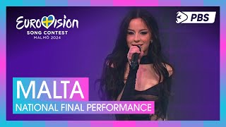 Sarah Bonnici  Loop  Malta 🇲🇹  National Final Performance  Eurovision 2024 [upl. by Triley175]