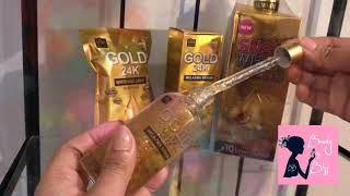 Inside 24K gold Serum Thailand Product [upl. by Enailuj]