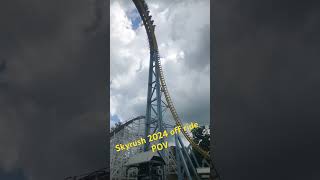 Skyrush at Hersheypark off ride 2024 Best Intamin ever HersheyparkPA rollercoasterskyrush [upl. by Nagar]