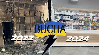 Bucha Ukraine 2 years after Russian invasion [upl. by Eran]