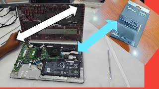 HP 15s fq Series Laptop Disassembly Guide Tutorial Upgrade SSD  hp 15 laptop ssd upgrade [upl. by Nniuqal104]