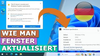 Neue Möglichkeit zum Upgrade von Windows 10 auf Windows 11 auf nicht unterstützter Hardware [upl. by Carilla]