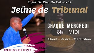 JEUNE TRIBUNAL  Psalmiste Roudy FEVRY [upl. by Fulmis413]