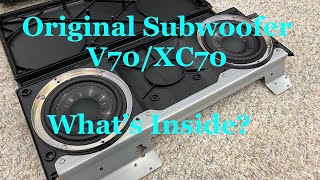 Original Subwoofer Volvo V70XC70 P3 Whats inside Part 1 of 2 D5T5COM [upl. by Getraer]