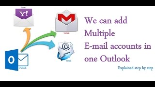 setup multiple email accounts in outlook [upl. by Ide]