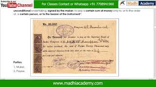 Promissory Note in Tamil  CA CMA CS Classes in Tamil  Negotiable Instrument Act in Tamil [upl. by Alister]