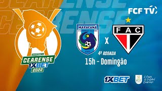 CEARENSE 1XBET 2022  1ª FASE  4ª RODADA  MARACANÃ X FERROVIÁRIO  18012022 [upl. by Corena]