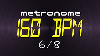 metronome 160 BPM 68 [upl. by Ekard]