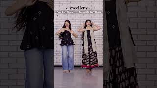 Pear Shaped Body Styling vs Rectangle Body Shape Styling for Short Kurti  Jhanvi Bhatia [upl. by Ennaharas716]