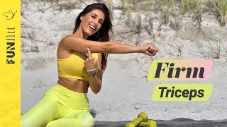 Goodbye Flabbiness Arm Exercise Routine with Susana Yábar  with optional Weights from Home [upl. by Hasina]