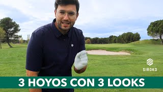 Os enseño MI NUEVA ROPA DE GOLF  3 hoyos completos  Siroko [upl. by Araccat]