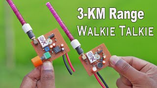 How to Make HF Band WalkieTalkie for Long Distance Range Test [upl. by Eleumas34]