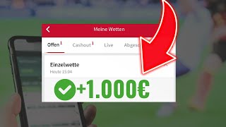 Sportwetten Mein 1000€ Gewinn erklärt ⚽️💰 [upl. by Dido501]