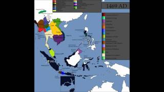 History of South East Asia  Every Year [upl. by Anpas]