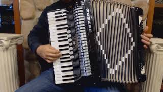 2787  Black Hohner Thirty FS Piano Accordion LMM 41 120 1295 [upl. by Lorrimer]