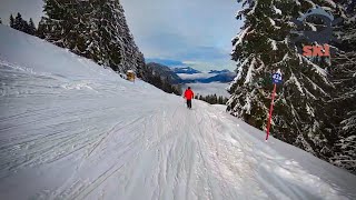 SkiWelt  43a Blue Run  Hohe Salve Soll Austria [upl. by Anaila]