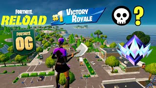 Ranked OG Fortnite Reload  High Kill Gameplay  Keyboard amp Mouse [upl. by Yeltrab]