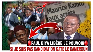 DERNIÈRE MINUTES  Maurice Kamto Candidat à la présidentielle 2025  Paul Biya veut arrêter Kamto [upl. by Tnomyar154]