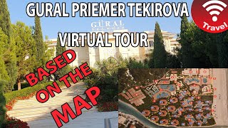 Gural Premier Tekirova  Virtual tour based on the map 4K UHD [upl. by Scriven]