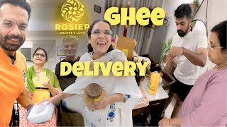 SURPRISE Visit to Subscribers House for Ghee Delivery [upl. by Ara]