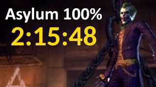 Batman Arkham Asylum Speedrun 100 in 21548 obsolete [upl. by Sacksen]