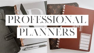 Professional Planner Set Up  Louis Vuitton GM amp MM Agenda Flips [upl. by Norris]