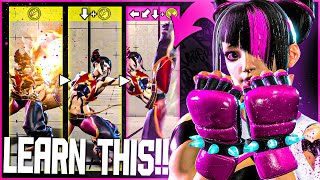 5 Combos you NEED to know to become a Juri Pro Street Fighter 6 Combo Guide [upl. by Hoagland]