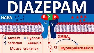 Diazepam  Mechanism side effects precautions amp uses [upl. by Carlyle]