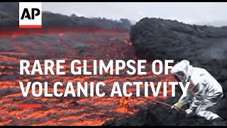 Rare glimpse of volcanic activity on remote Kamchatka peninsula [upl. by Aeslehs]