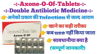 Axone o of tablets best antibiotic medicine💊 useDosebenifits raj pharmacy viral benifits use [upl. by Garling526]