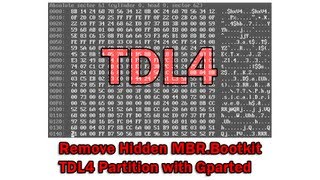 Remove Hidden MBRBootkit TDL4 Partition with Gparted [upl. by Truelove]