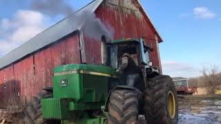 Cold start on John Deere 4955 [upl. by Polivy]